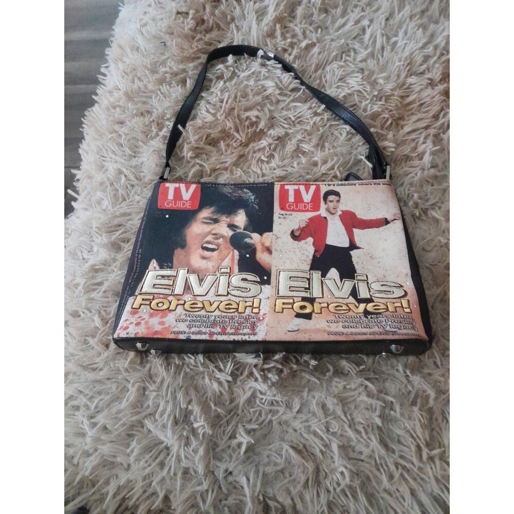 Y2k Elvis Forever TV Guide 2003 Purse. 11 By 7. B62